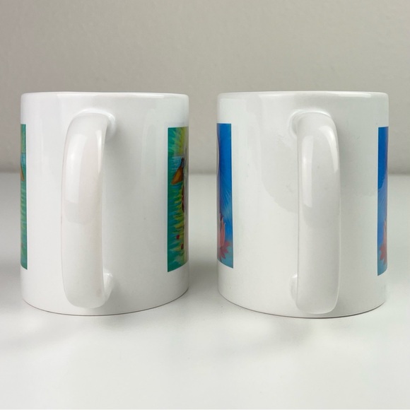 ORCA COATINGS Sue Halstenberg Art Ceramic Goddess Mugs Set of 2 Lakshmi Kuan Yin - Picture 9 of 15